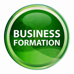 Business Formation Natural Green Round Button