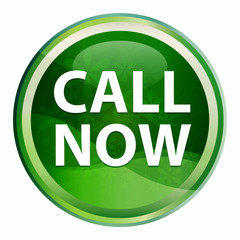 Call Now Natural Green Round Button