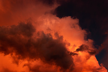 clouds in the sky