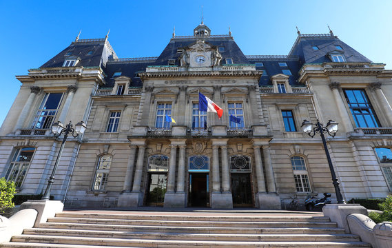 The town hall of Saint-Maur-des-Fosses city . it is a commune in the southeastern suburbs of Paris, France.