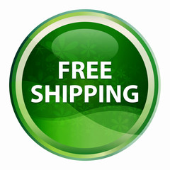 Free Shipping Natural Green Round Button