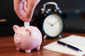 Piggy Bank, Concept of saving	