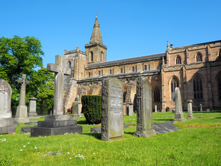 Fototapeta premium Cmentarz i klasztor.