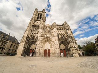 Fototapeta na wymiar Troyes Cathedral in Troyes, France