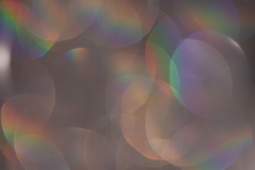 Abstract bokeh rainbow circles background