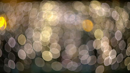 golden yellow party lights celebrations abstract background - for use with titles, logos and presentation background slides