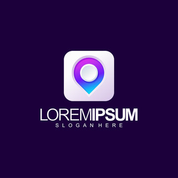 location logo design vector illustration