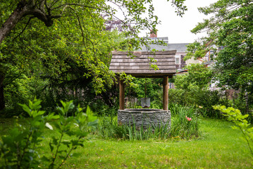 Well in a garden