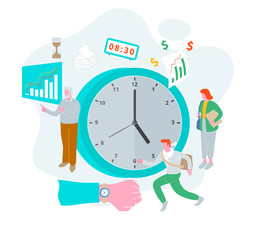 Time management illustration