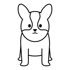 little dog adorable mascot character