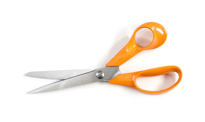 scissors on white background