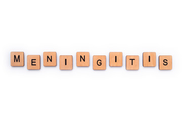 The word MENINGITIS