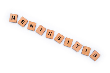 The word MENINGITIS