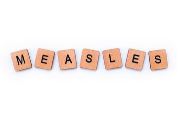 The word MEASLES