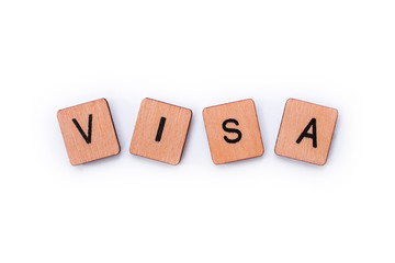 The word VISA