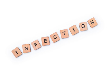 The word INFECTION