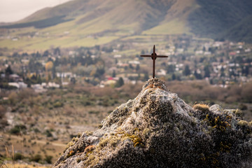 cross on the mountain