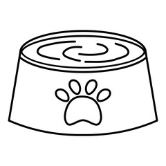 plastic dish with water care mascot