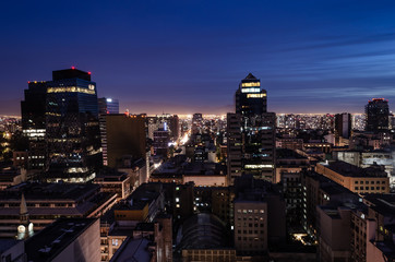 the night in Santiago de Chile