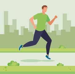 man running exercise sport lifestyle