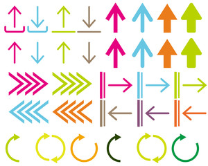 矢印　アイコン　矢　線