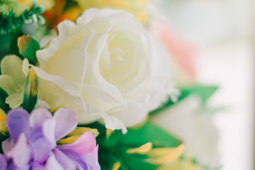 bouquet flower wedding event wedding close up with shallow DOF for background