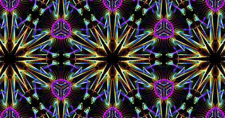 Multicolored Kaleidoscope Background