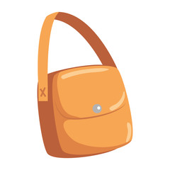 female handbag accessory isolated icon
