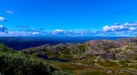 Fototapeta na wymiar Gaustatoppen Scandinavia Skandynawia Norway Norge Norwegia Telemark Rjukan