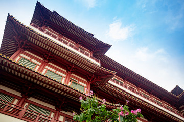 Fototapeta premium Buddha tooth relic temple in Singapore