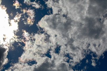 Fototapeta premium 彩雲 ハロ現象