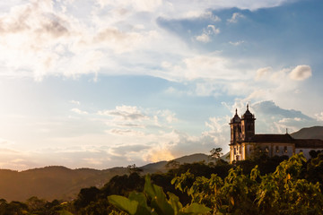 Igreja de São Francisco de Paula - Ouro Preto, Minas Gerais - obrazy, fototapety, plakaty