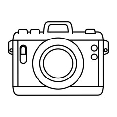 camera photographic device isolated icon