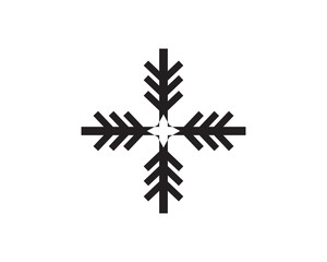 Snowflakes Logo Template