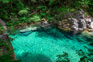 阿寺渓谷　熊ヶ淵