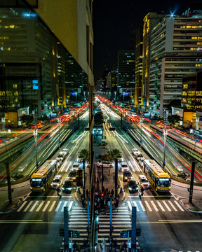 Paulista Avenue at Night - São Paulo/SP