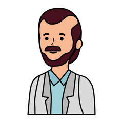 professional doctor medicine worker character