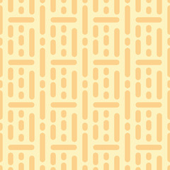 Vector seamless pattern with lines and dots. Simple retro abstract geometric ornament for textile, prints, wallpaper, wrapping paper, web etc.