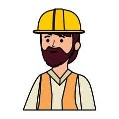 professional mechanic worker avatar character