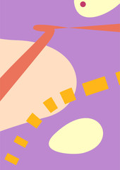 Colorful Simple Abstract Digital Arts / Paintings / Backgrounds / Illustrations