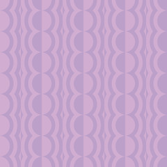 Vector rounded seamless pattern with contrast elements. Retro abstract geometric garlands for textile, prints, wallpaper, wrapping paper, web etc.