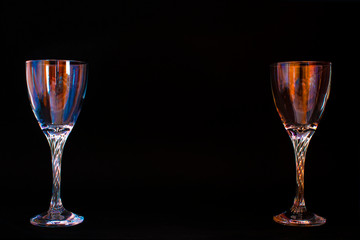 Glass blank mark, vivid colors