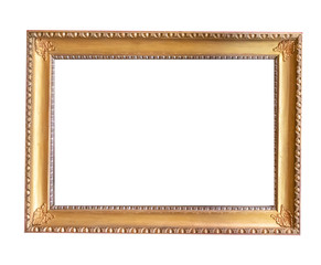 Frame picture antique antiques isolated on white background