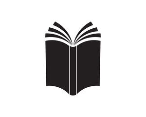 Book reading logo and symbols template