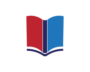 Book reading logo and symbols template