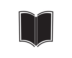 Book reading logo and symbols template