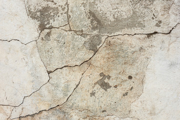 Texture of a concrete wall with cracks and scratches which can be used as a background