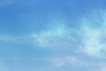 Blue sky and sunshine on the beach