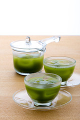 青汁、和風イメージ