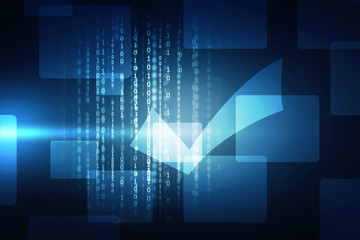 2d illustration Checkbox Tick